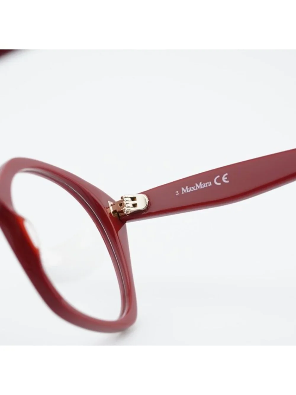 Max Mara MM5082 066 Eyeglasses Red 53mm Square Frame